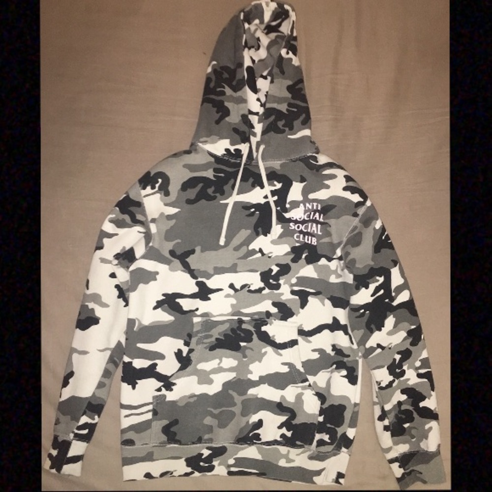 AntiSocial Social Club Camo Hoodie